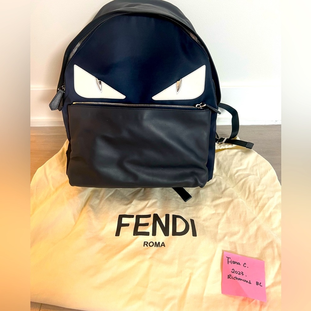 Fendi men’s bag bugs backpack